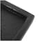 Black Marble Minimalistic Slim Textured Trays, 2ct.